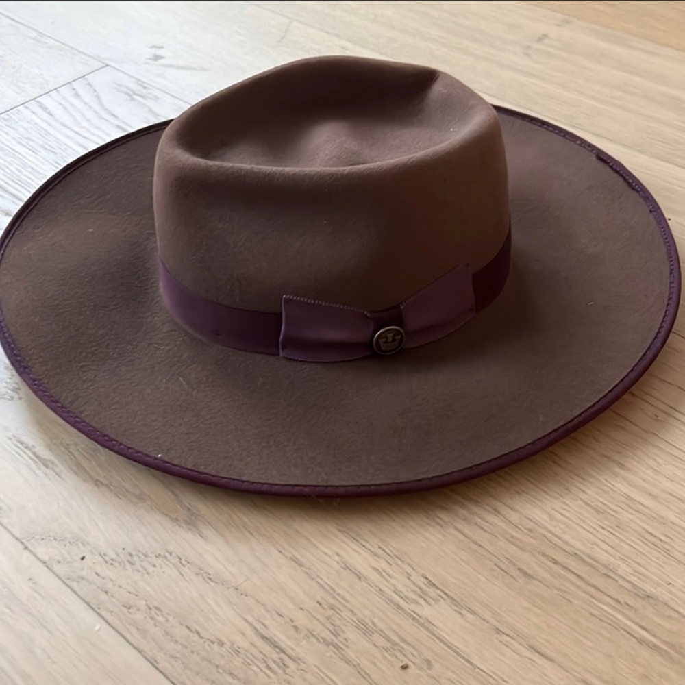 Goorin Bros Brown Wool Fedora Size Medium